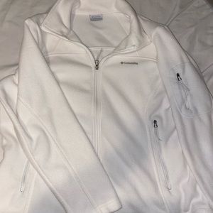 white columbia zip up